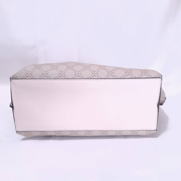 Nine West Tote Bag Beige Monogram Shoulder Bag w/ Card Holder & Top Zip Mint - Picture 4 of 12